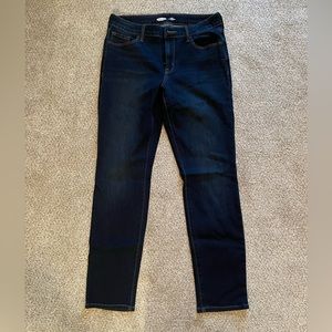 Old Navy Power Straight Women’s Dark Denim Jeans—Size 8